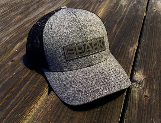 Gray Patched Hat